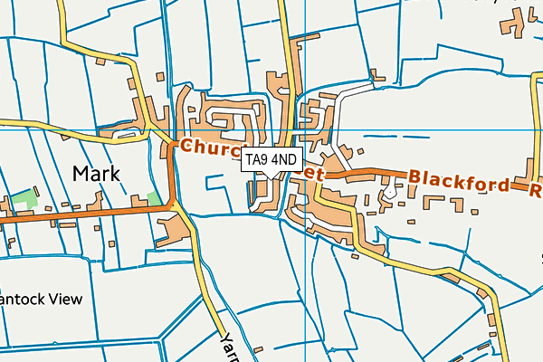 TA9 4ND map - OS VectorMap District (Ordnance Survey)