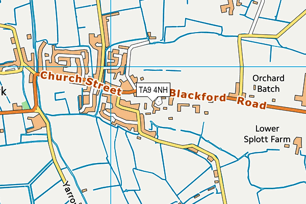 TA9 4NH map - OS VectorMap District (Ordnance Survey)