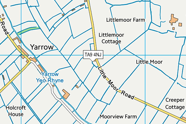 TA9 4NJ map - OS VectorMap District (Ordnance Survey)