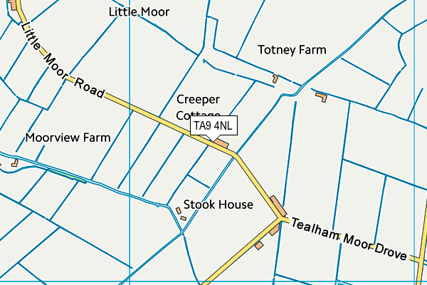 TA9 4NL map - OS VectorMap District (Ordnance Survey)