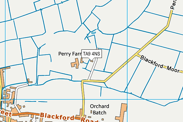 TA9 4NS map - OS VectorMap District (Ordnance Survey)