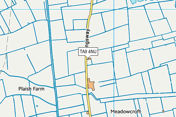 TA9 4NU map - OS VectorMap District (Ordnance Survey)