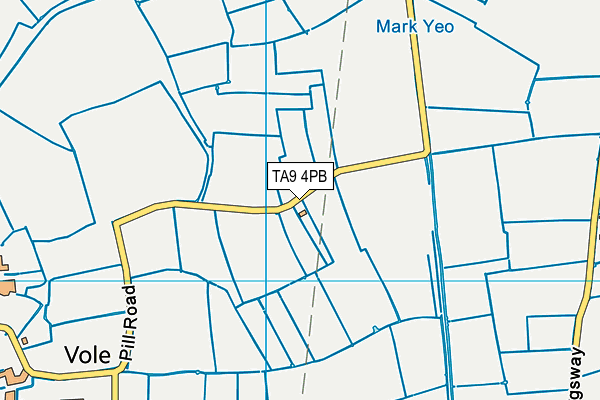 TA9 4PB map - OS VectorMap District (Ordnance Survey)