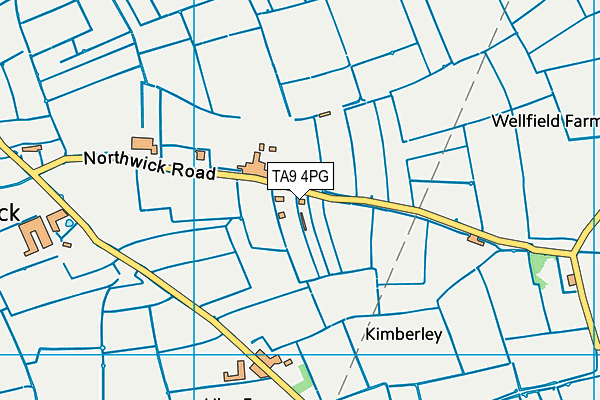 TA9 4PG map - OS VectorMap District (Ordnance Survey)