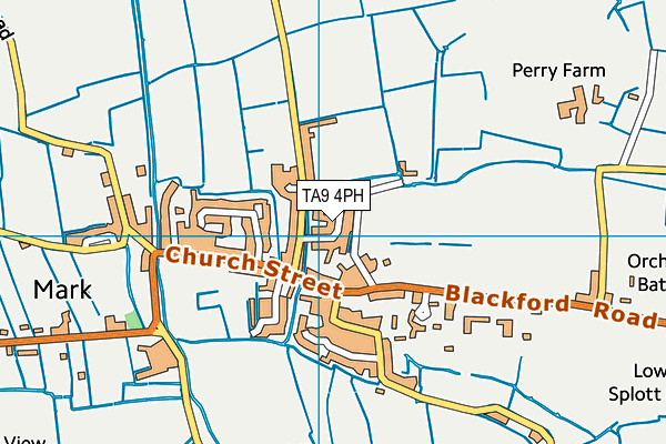 TA9 4PH map - OS VectorMap District (Ordnance Survey)