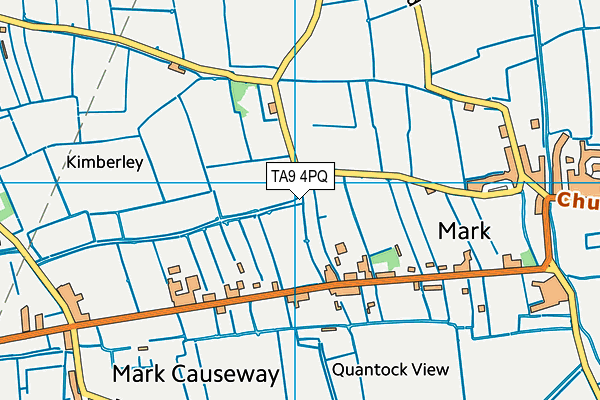 TA9 4PQ map - OS VectorMap District (Ordnance Survey)