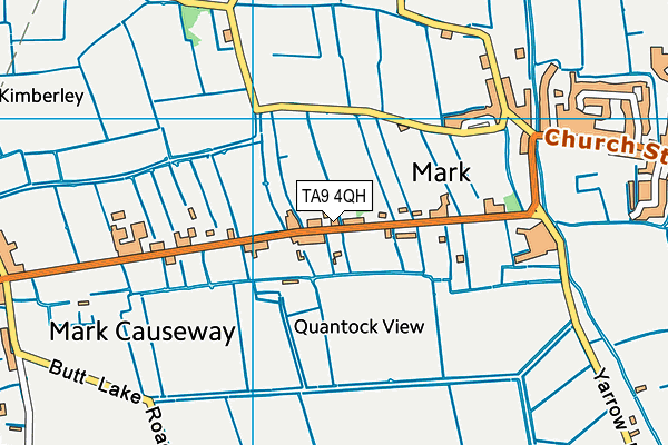 TA9 4QH map - OS VectorMap District (Ordnance Survey)