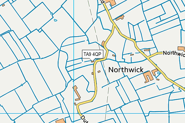 TA9 4QP map - OS VectorMap District (Ordnance Survey)