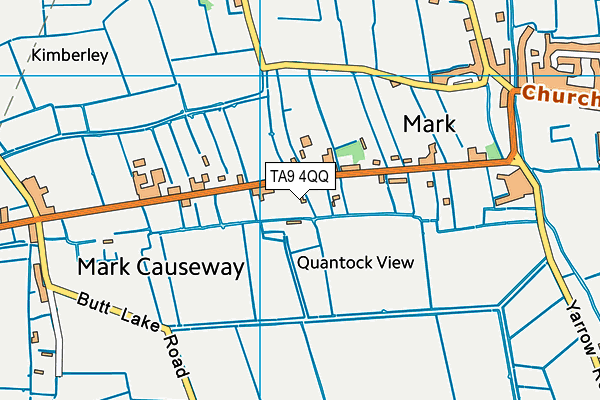 TA9 4QQ map - OS VectorMap District (Ordnance Survey)