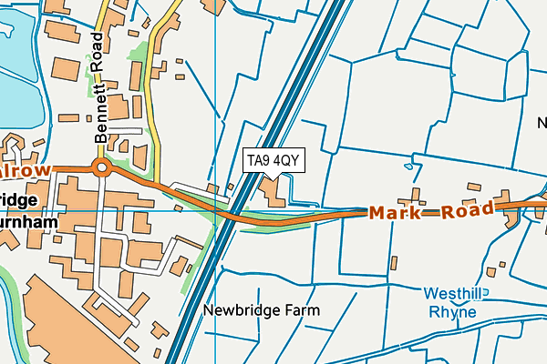 TA9 4QY map - OS VectorMap District (Ordnance Survey)