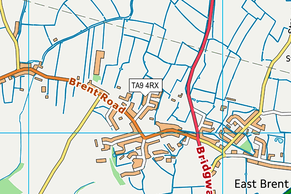 TA9 4RX map - OS VectorMap District (Ordnance Survey)