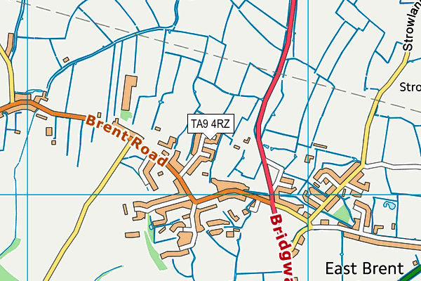 TA9 4RZ map - OS VectorMap District (Ordnance Survey)