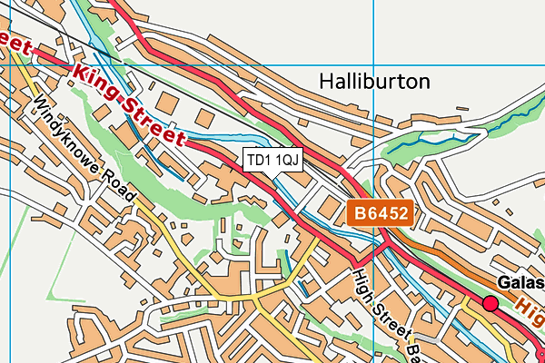 Map of WILDERHAUGH001 LIMITED at district scale
