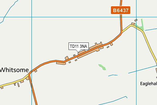 TD11 3NA map - OS VectorMap District (Ordnance Survey)