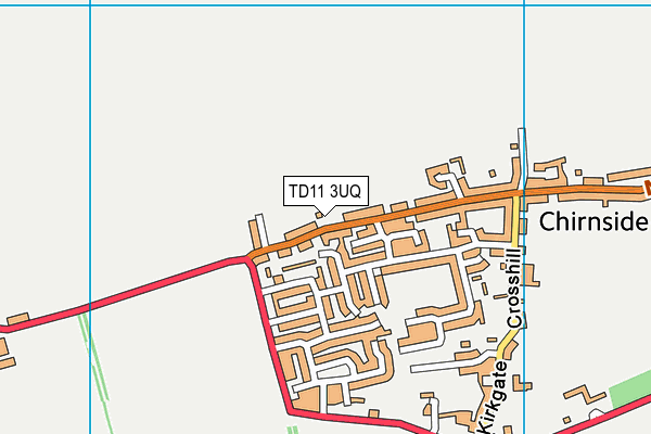 TD11 3UQ map - OS VectorMap District (Ordnance Survey)