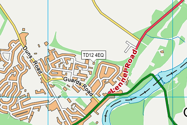 TD12 4EQ map - OS VectorMap District (Ordnance Survey)