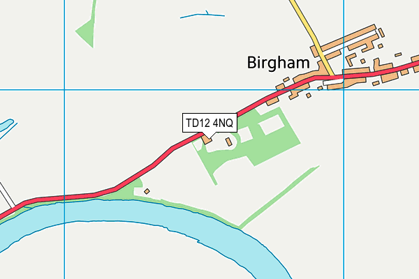 TD12 4NQ map - OS VectorMap District (Ordnance Survey)