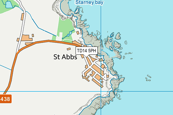 TD14 5PH map - OS VectorMap District (Ordnance Survey)