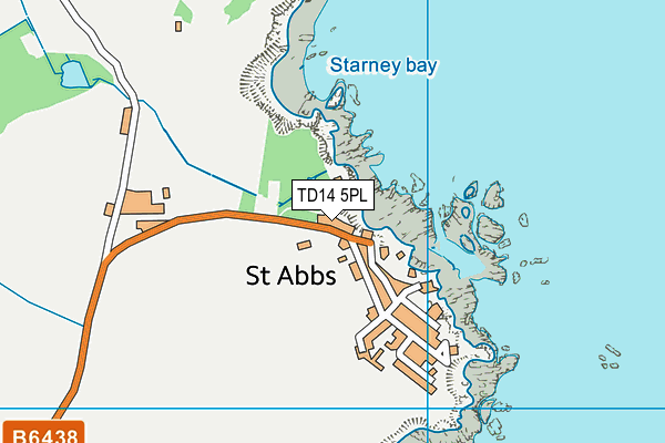 TD14 5PL map - OS VectorMap District (Ordnance Survey)
