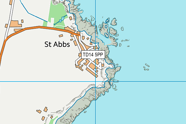 TD14 5PP map - OS VectorMap District (Ordnance Survey)
