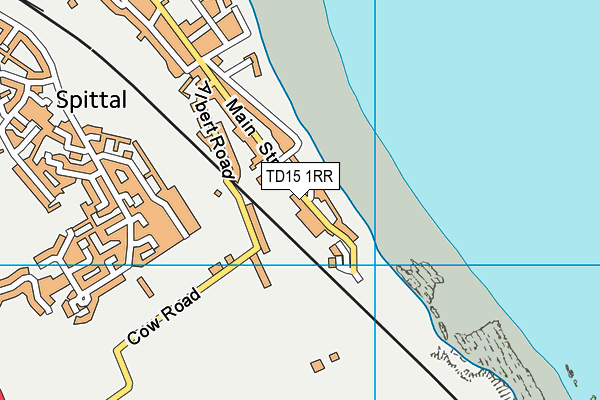 TD15 1RR map - OS VectorMap District (Ordnance Survey)