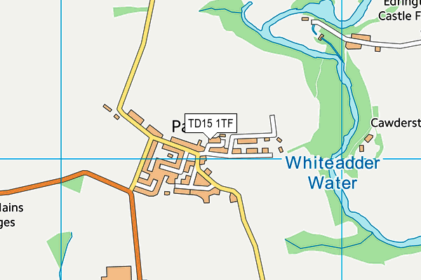 TD15 1TF map - OS VectorMap District (Ordnance Survey)