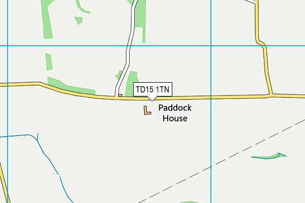 TD15 1TN map - OS VectorMap District (Ordnance Survey)