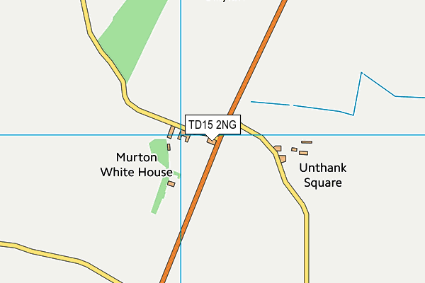 TD15 2NG map - OS VectorMap District (Ordnance Survey)