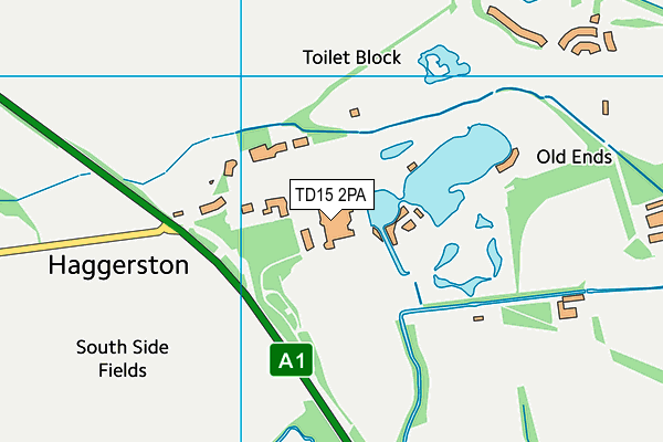 Haggerston Castle Holiday Park map (TD15 2PA) - OS VectorMap District (Ordnance Survey)