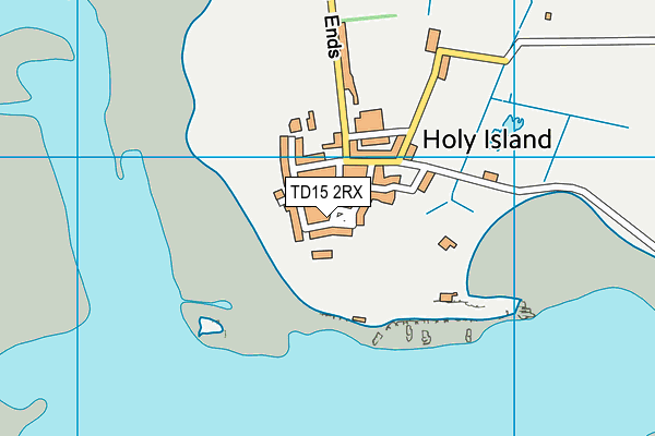 TD15 2RX map - OS VectorMap District (Ordnance Survey)