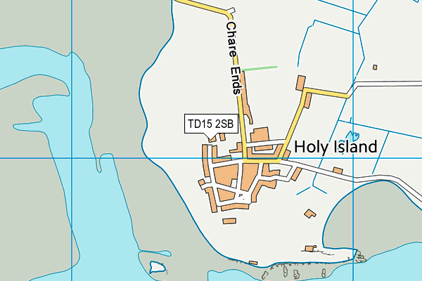 TD15 2SB map - OS VectorMap District (Ordnance Survey)