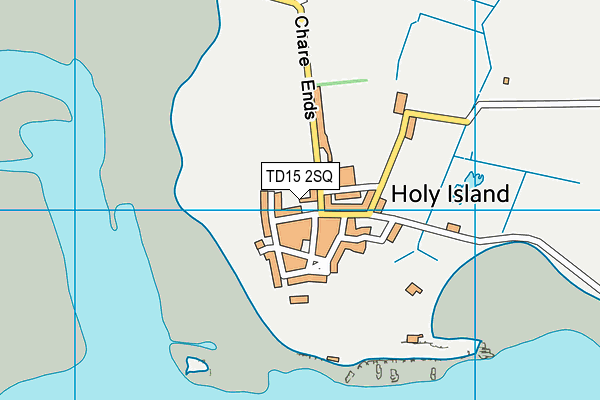 Holy Island Church of England First School map (TD15 2SQ) - OS VectorMap District (Ordnance Survey)