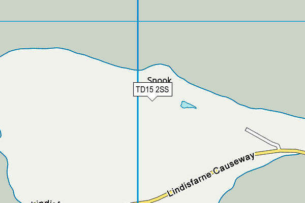 TD15 2SS map - OS VectorMap District (Ordnance Survey)