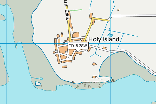 TD15 2SW map - OS VectorMap District (Ordnance Survey)