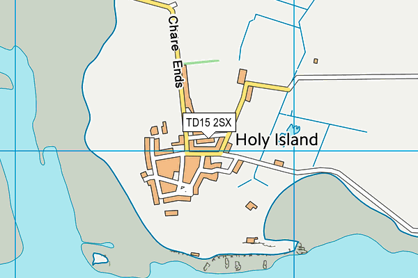 TD15 2SX map - OS VectorMap District (Ordnance Survey)