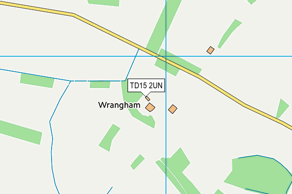 TD15 2UN map - OS VectorMap District (Ordnance Survey)