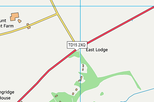 Longridge Towers School map (TD15 2XQ) - OS VectorMap District (Ordnance Survey)