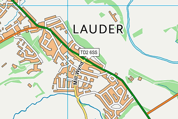 Map of THE SPOTTY DOG (LAUDER) LIMITED at district scale