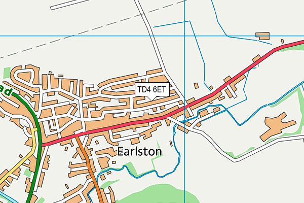 TD4 6ET map - OS VectorMap District (Ordnance Survey)