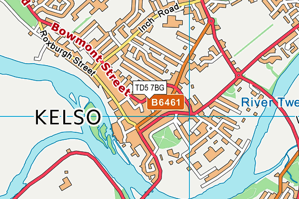 TD5 7BG map - OS VectorMap District (Ordnance Survey)