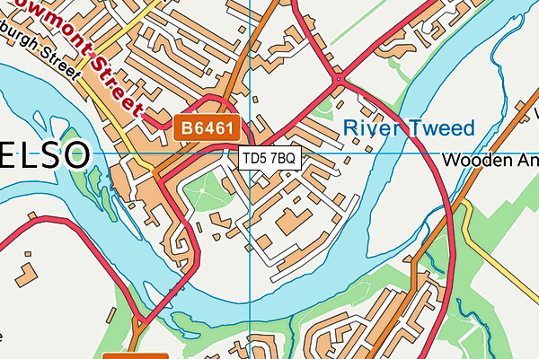 TD5 7BQ map - OS VectorMap District (Ordnance Survey)