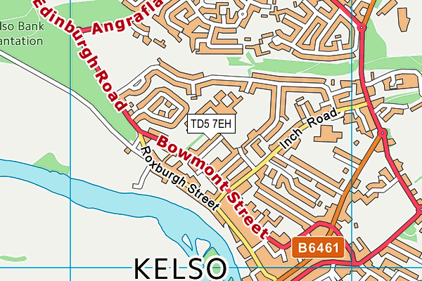 TD5 7EH map - OS VectorMap District (Ordnance Survey)