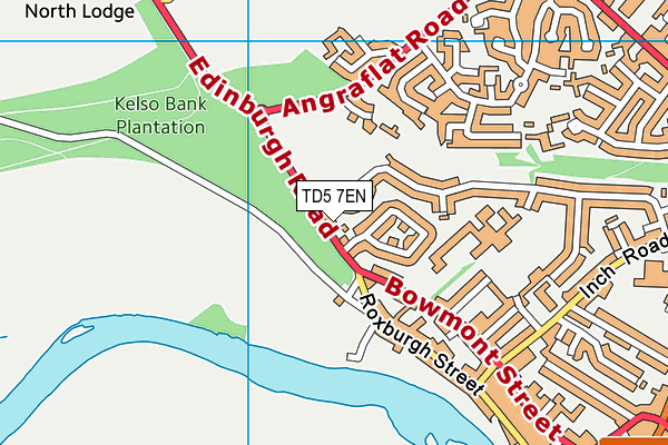 TD5 7EN map - OS VectorMap District (Ordnance Survey)