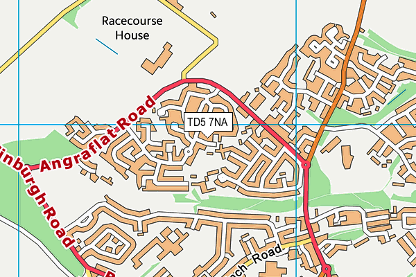 TD5 7NA map - OS VectorMap District (Ordnance Survey)