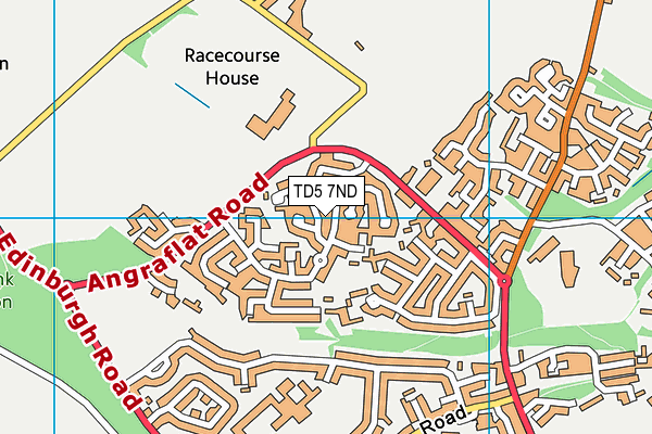 TD5 7ND map - OS VectorMap District (Ordnance Survey)