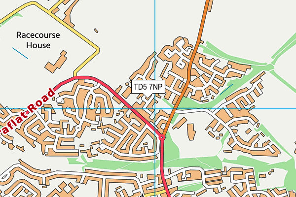 TD5 7NP map - OS VectorMap District (Ordnance Survey)