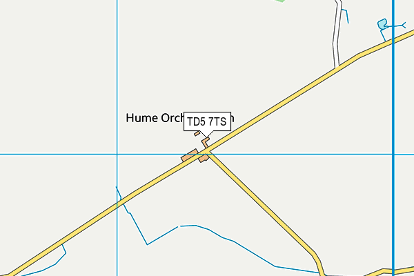 TD5 7TS map - OS VectorMap District (Ordnance Survey)