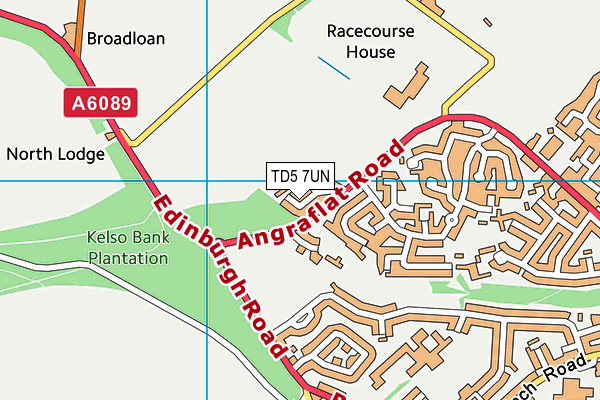 TD5 7UN map - OS VectorMap District (Ordnance Survey)