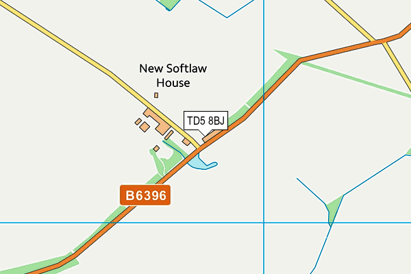 TD5 8BJ map - OS VectorMap District (Ordnance Survey)