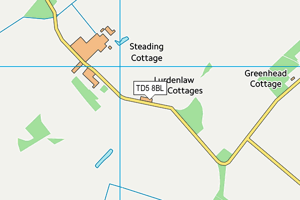 TD5 8BL map - OS VectorMap District (Ordnance Survey)